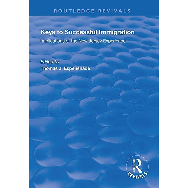 Keys to Successful Immigration, Thomas J. Espenshade