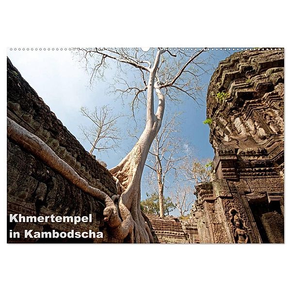 Khmertempel in Kambodscha (Wandkalender 2024 DIN A2 quer), CALVENDO Monatskalender, Michaela Schneider