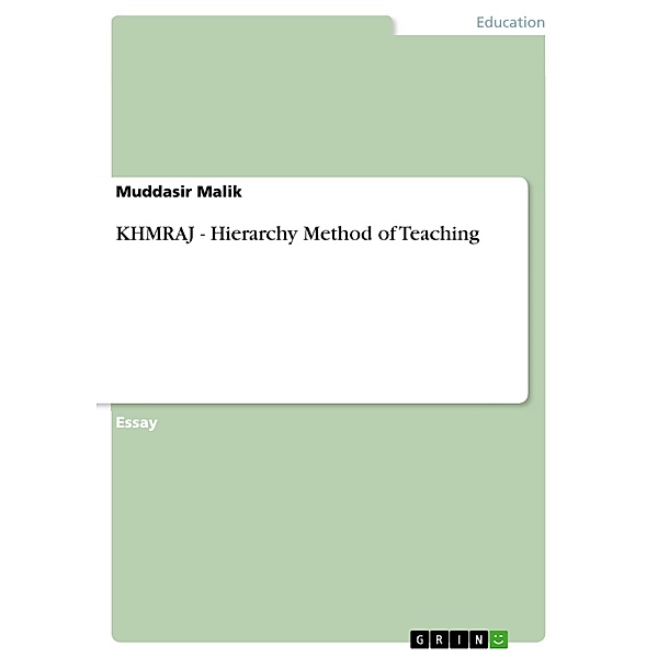 KHMRAJ - Hierarchy Method of Teaching, muddasir malik