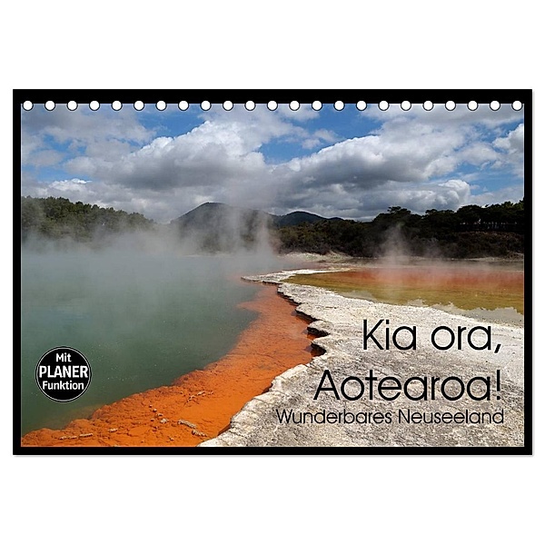 Kia ora, Aotearoa - Wunderbares Neuseeland (Tischkalender 2024 DIN A5 quer), CALVENDO Monatskalender, Flori0