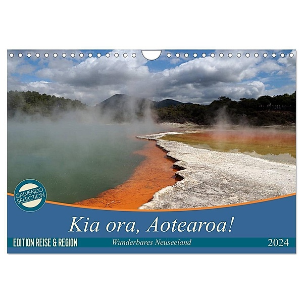 Kia ora, Aotearoa - Wunderbares Neuseeland (Wandkalender 2024 DIN A4 quer), CALVENDO Monatskalender, Flori0