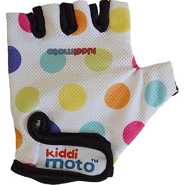 kiddimoto® Fahrrad Handschuhe Pastel Dotty Gr. S (2-5 Jahre)