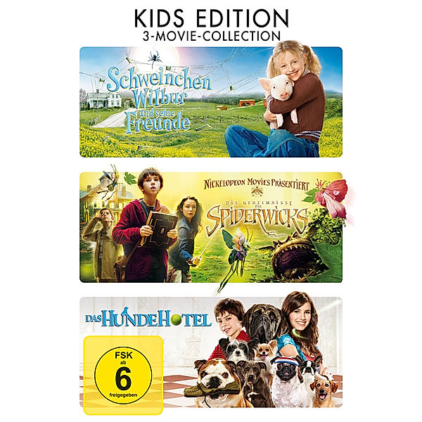Kids Edition: 3-Movie-Collection, Julia Roberts Steve Buscemi Freddie Highmore