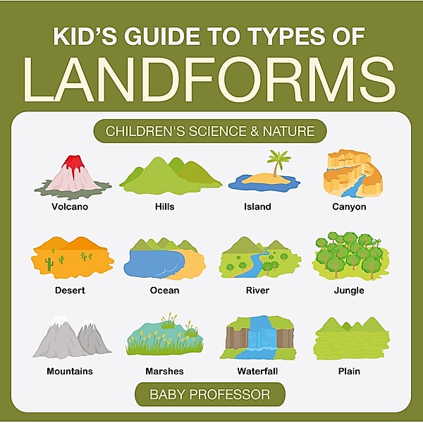 Kid's Guide to Types of Landforms - Children's Science & Nature / Baby Professor, Baby