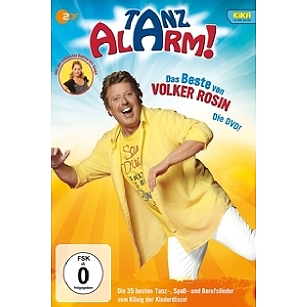 Kika Tanzalarm! Das Beste Von Volker Rosin, 1 DVD KiKA Tanzalarm! Das Beste von Volker Rosin - die DVD