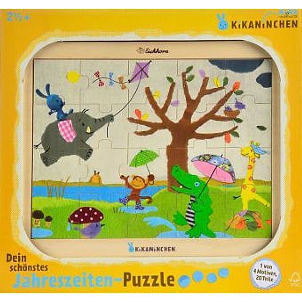 Kikaninchen Jahreszeitenpuzzle (Kinderpuzzle)