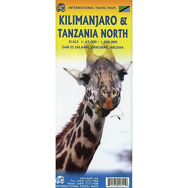 Kilimanjaro & Tanzania North 1: 62 500 / 1 : 1 370 000