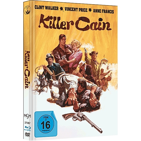 Killer Cain-Limited Mediabook Cover A (BD+DVD), Vincent Price, Clint Walker