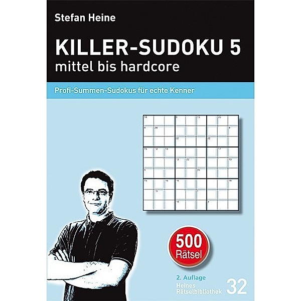 Killer-Sudoku 5 - mittel bis hardcore.Bd.5, Killer-Sudoku 5 - mittel bis hardcore