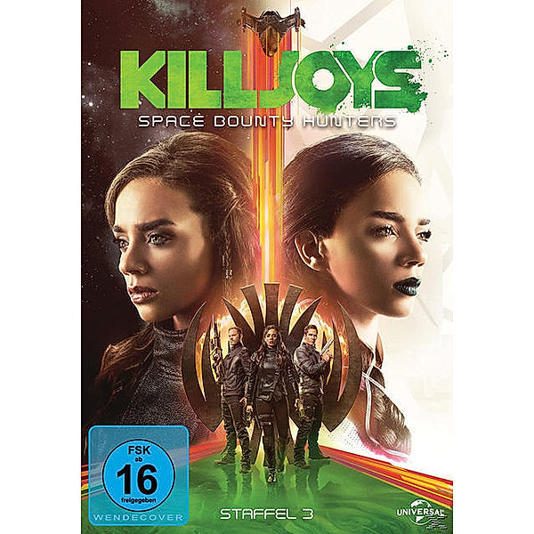 Killjoys - Space Bounty Hunters - Staffel 3 DVD-Box, Michelle Lovretta, Derek Robertson, Michael Foster, Julian Doucet, Priscilla White, Emily Andras, Jeremy Boxen