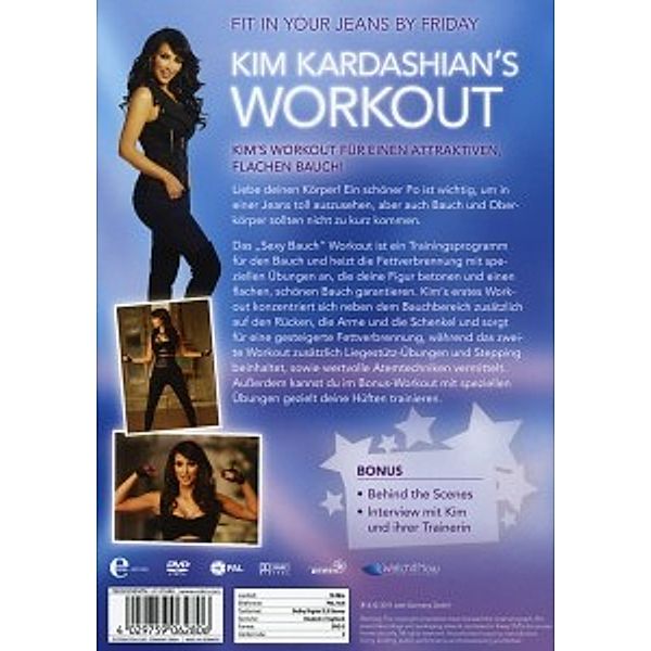 Kim Kardashian's Workout-Sexy Bauch, 1 DVD