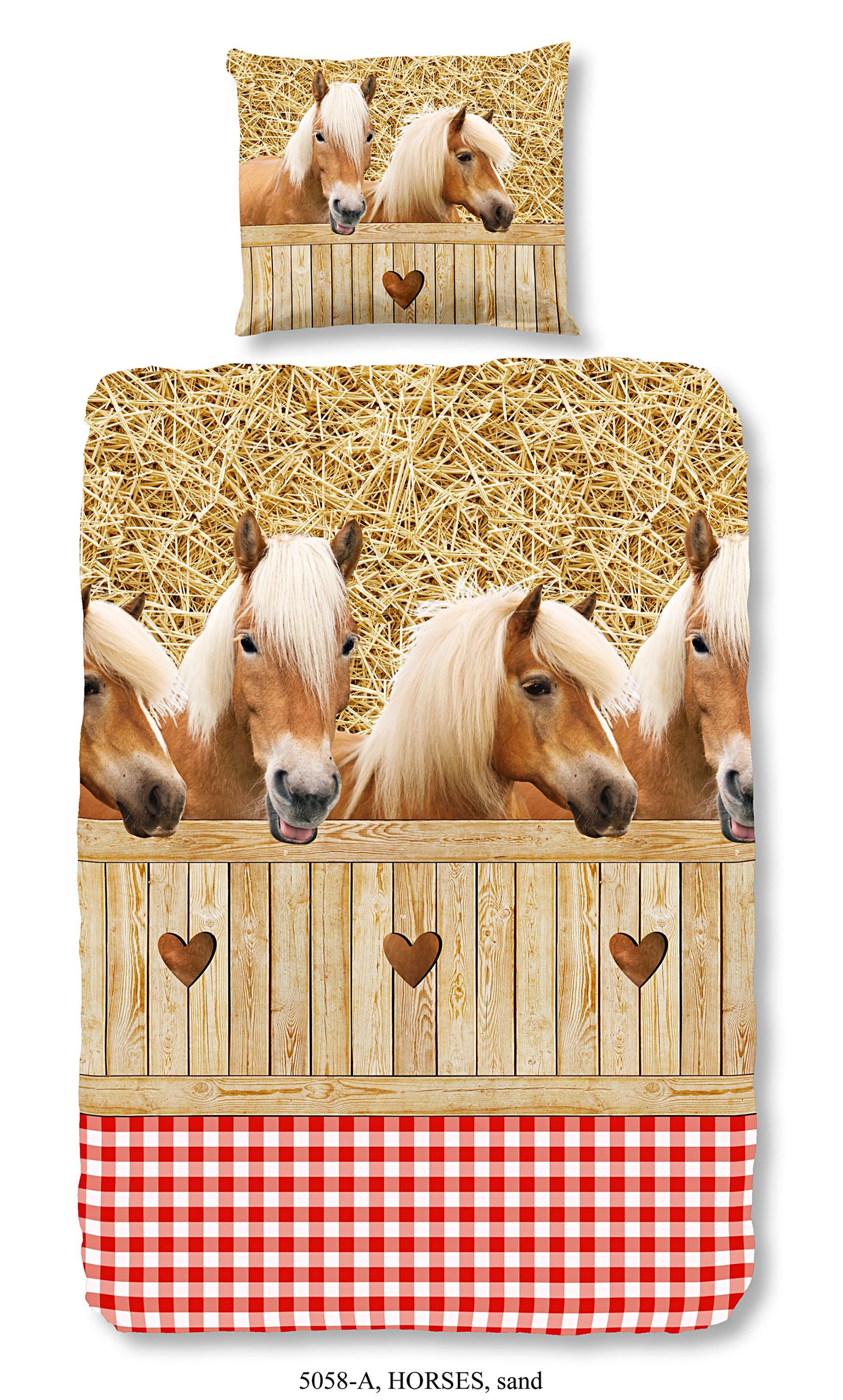 Kinder-Bettwäsche Pferde, 135 x 200 cm bestellen | Weltbild.de