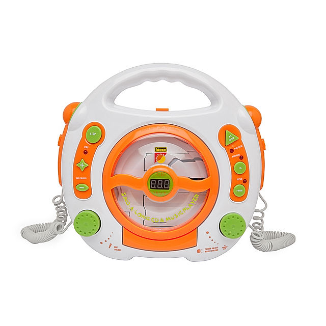 Kinder CD- & MP3-Player mit 2 Mikrofonen Farbe: weiß | Weltbild.at