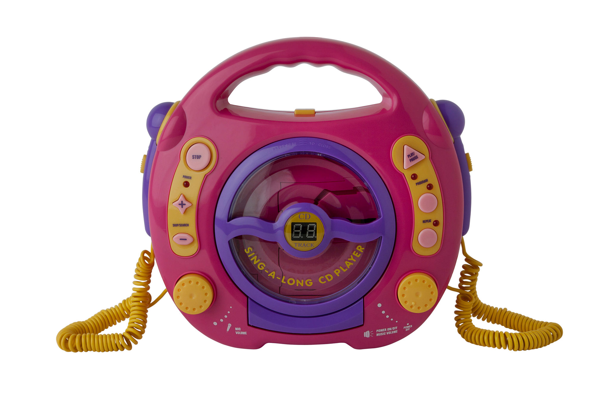 Kinder CD-Player mit 2 Mikrofonen Farbe: pink | Weltbild.de