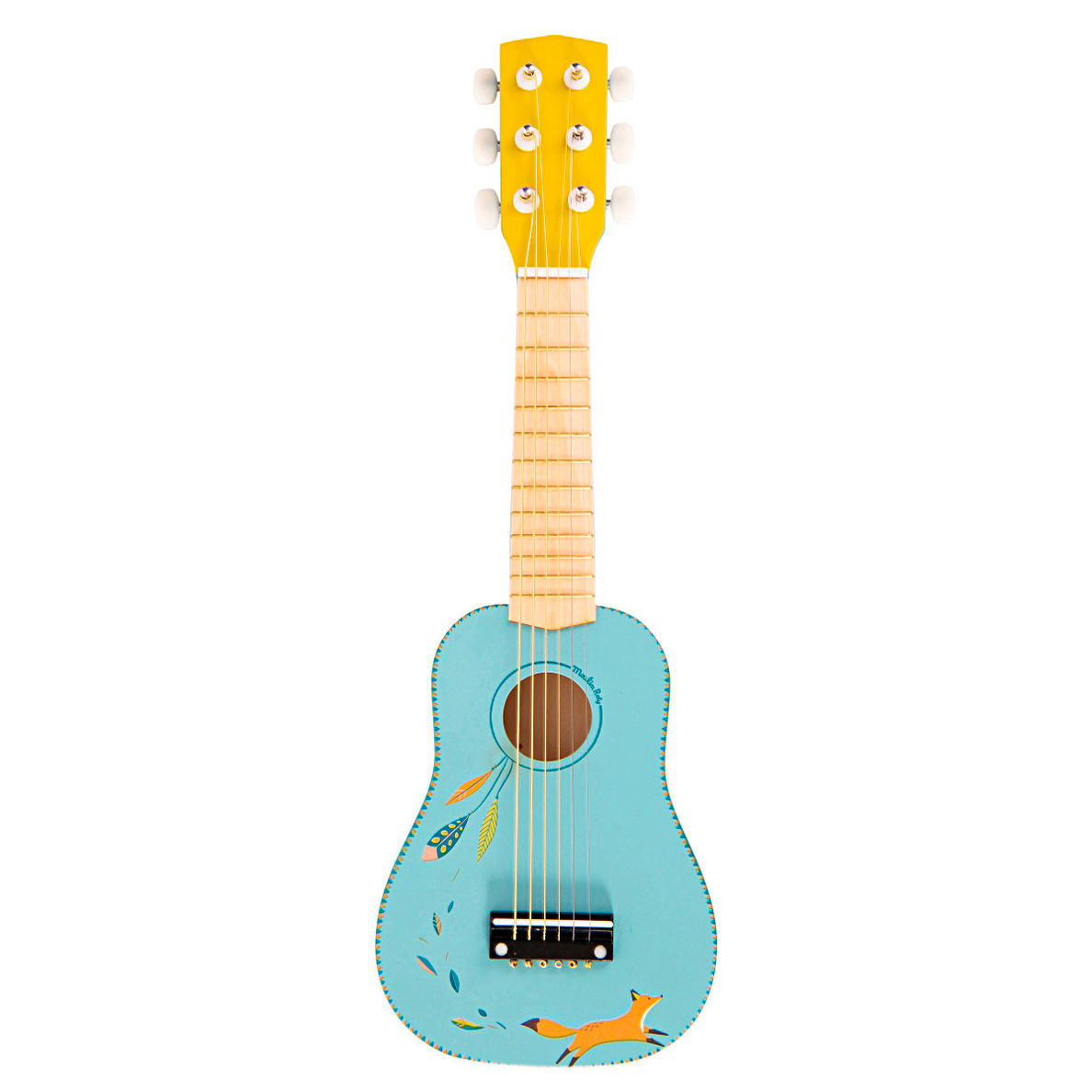 Kinder-Gitarre LE VOYAGE D'OLGA in hellblau kaufen