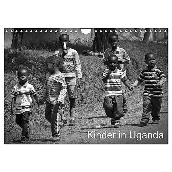 Kinder in Afrika (Wandkalender 2024 DIN A4 quer), CALVENDO Monatskalender, Ralph Binder
