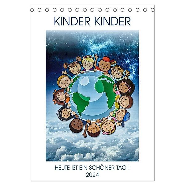 KINDER KINDER (Tischkalender 2024 DIN A5 hoch), CALVENDO Monatskalender, Wilfried W. Voßen Herzog von Laar am Rhein