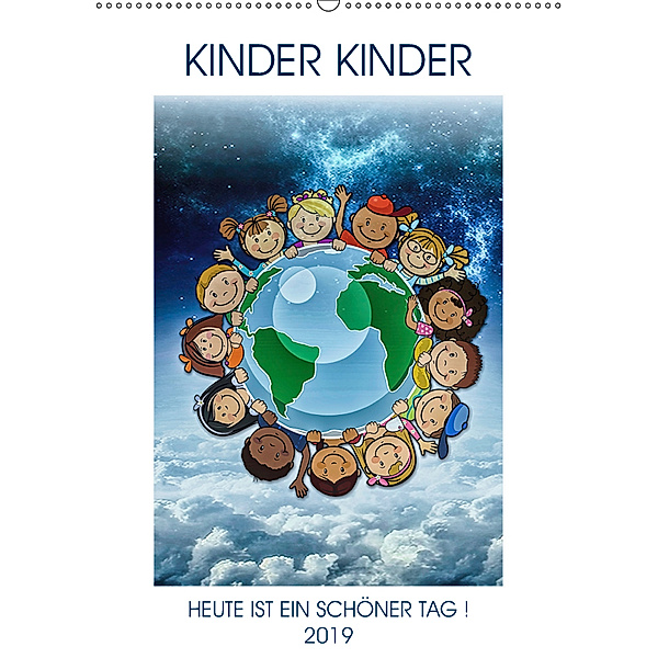 KINDER KINDER (Wandkalender 2019 DIN A2 hoch), W. W. Voßen Herzog von Laar am Rhein, Wilfried W. Voßen Herzog von Laar am Rhein
