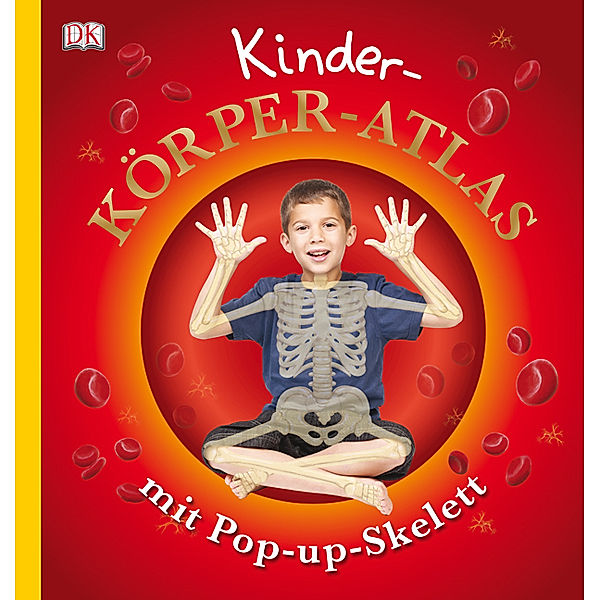 Kinder-Körper-Atlas, m. Pop-up-Skelett