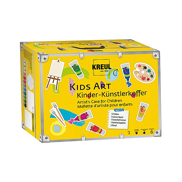 KREUL Kinder-Künstlerkoffer KIDS ART 17-teilig