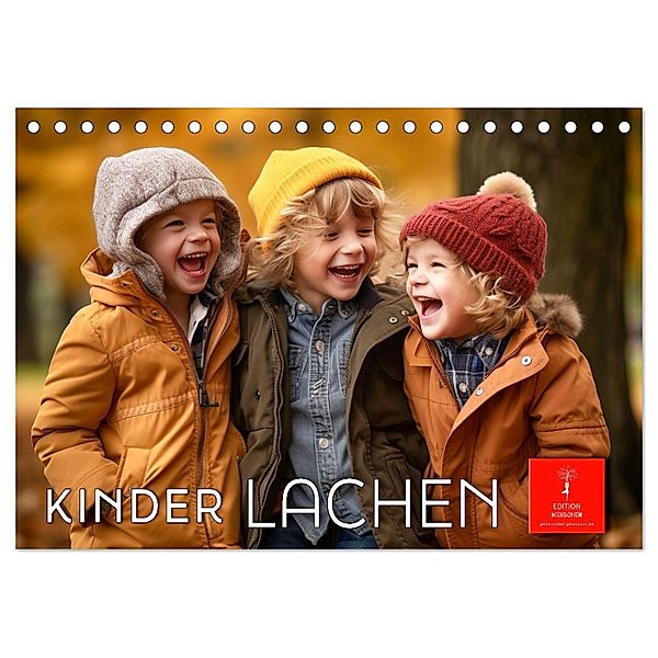 Kinder Lachen (Tischkalender 2024 DIN A5 quer), CALVENDO Monatskalender, Peter Roder