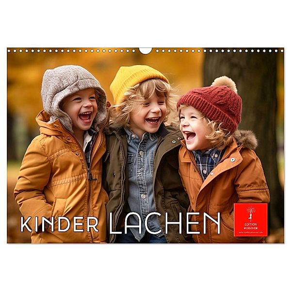 Kinder Lachen (Wandkalender 2025 DIN A3 quer), CALVENDO Monatskalender, Calvendo, Peter Roder