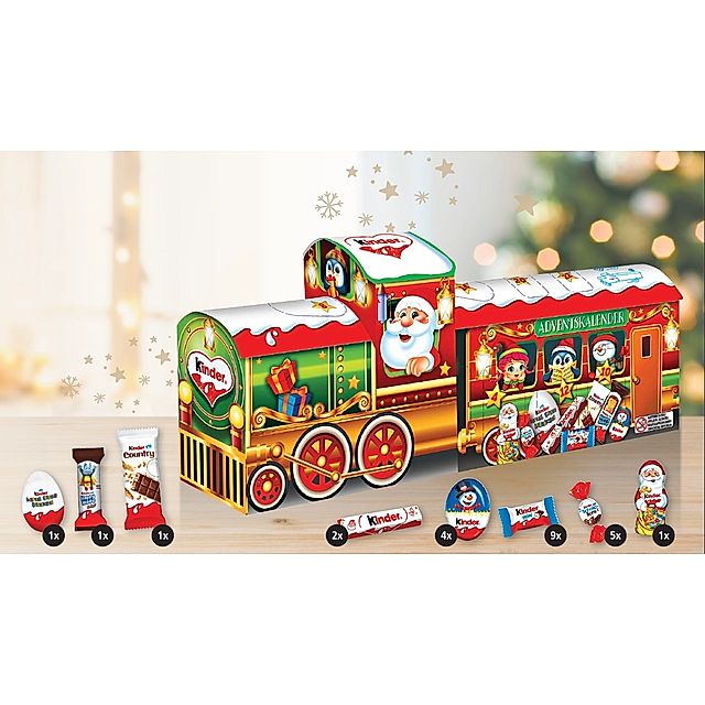 kinder Mix Adventskalender 3D-Zug 221g - Kalender bei Weltbild.de