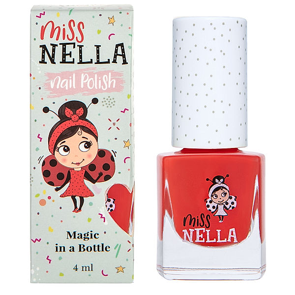 Miss Nella Kinder-Nagellack PEEL OFF - STRAWBERRY'N'CREAM (4ml)