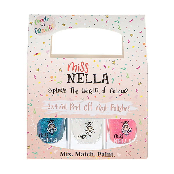 Miss Nella Kinder-Nagellack-Set PARTY COLLECTION (3X4ml)