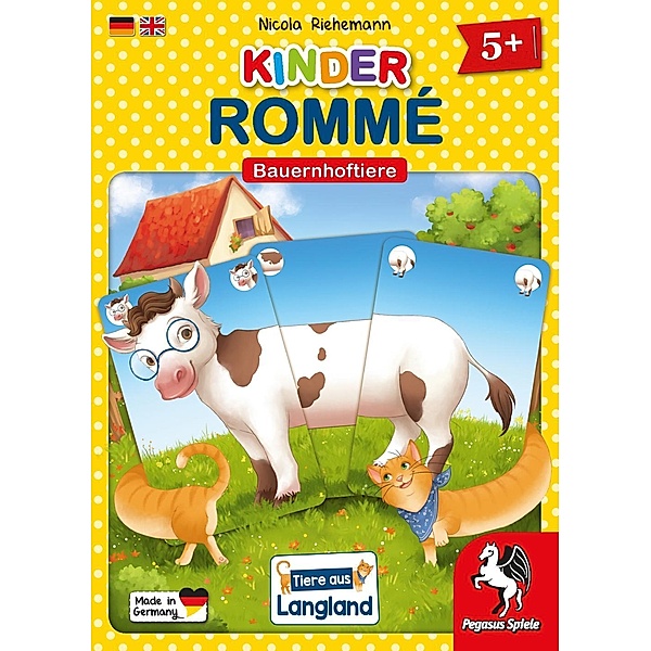 Kinder-Rommé - Bauernhoftiere (Kinderspiel), Nicola Riehemann
