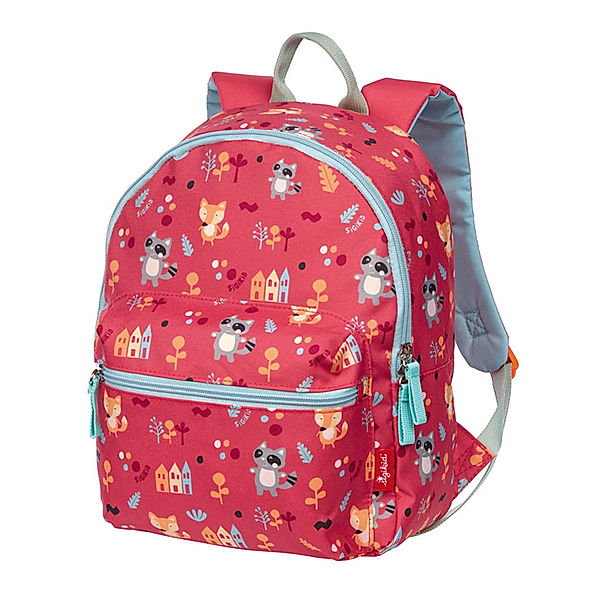 Sigikid Kinder-Rucksack KIGACOLORI – WASCHBÄR (23x30x17) in beere