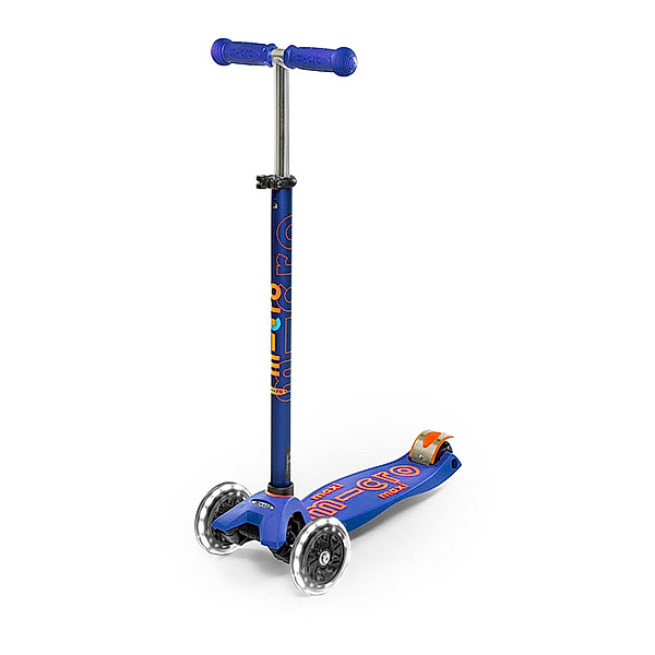 micro Kinder-Scooter MAXI MICRO DELUXE LED in blue