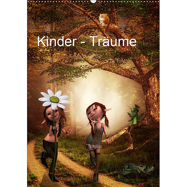 Kinder - Träume (Wandkalender 2019 DIN A2 hoch), Susann Pählike