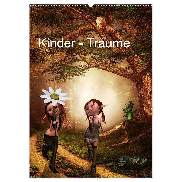 Kinder - Träume (Wandkalender 2024 DIN A2 hoch), CALVENDO Monatskalender, Susann Pählike