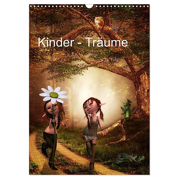 Kinder - Träume (Wandkalender 2024 DIN A3 hoch), CALVENDO Monatskalender, Susann Pählike