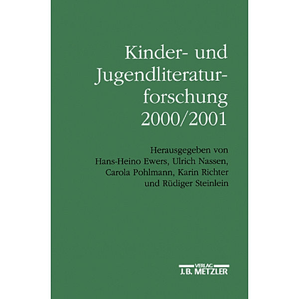 Kinder- und Jugendliteraturforschung 2000/2001