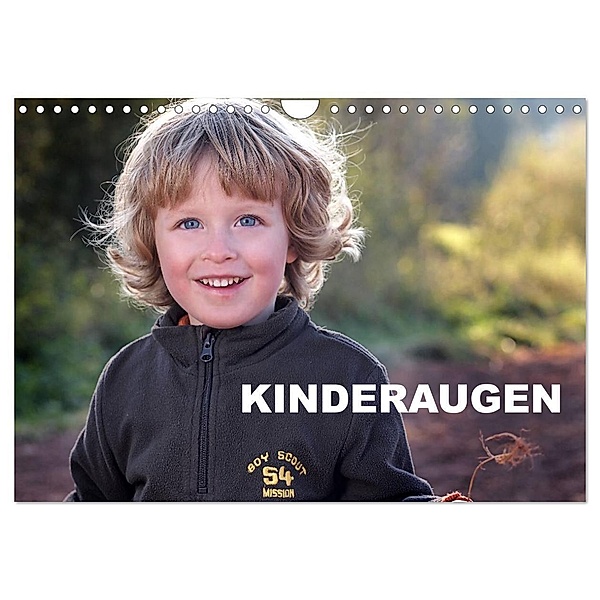 Kinderaugen / Geburtstagskalender (Wandkalender 2024 DIN A4 quer), CALVENDO Monatskalender, Karl-Hermann Meinert