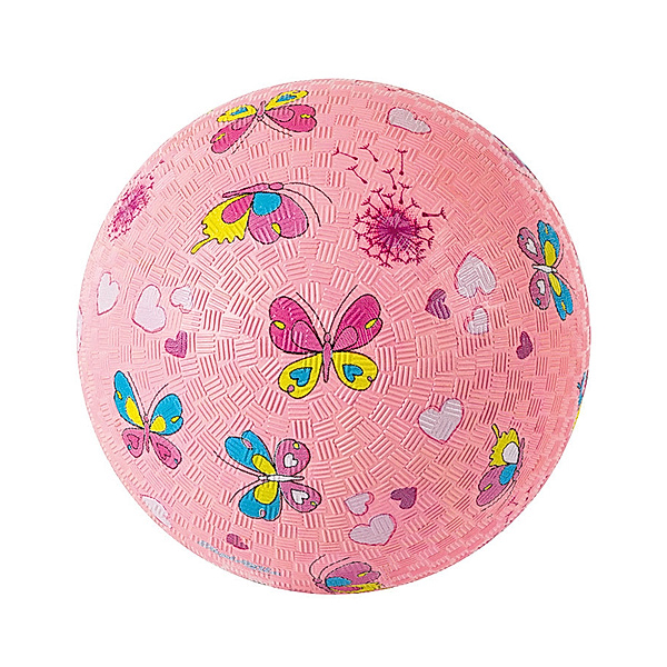 Lutz Mauder Verlag Kinderball SCHMETTERLING (18cm) in rosa
