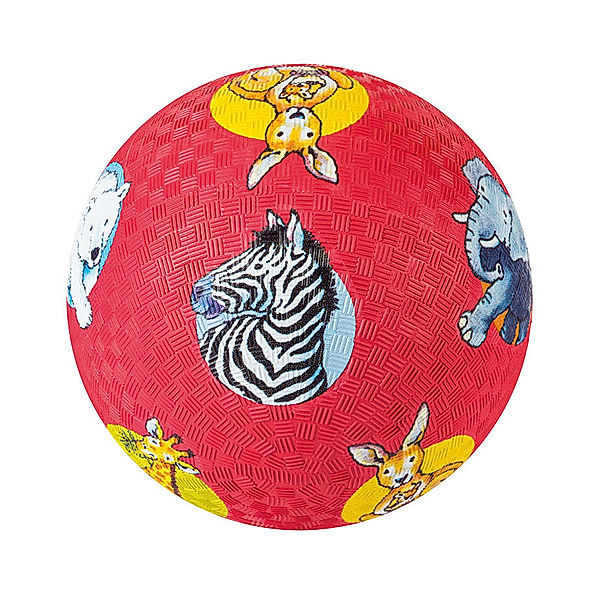 Lutz Mauder Verlag Kinderball ZOO (18cm) in rot