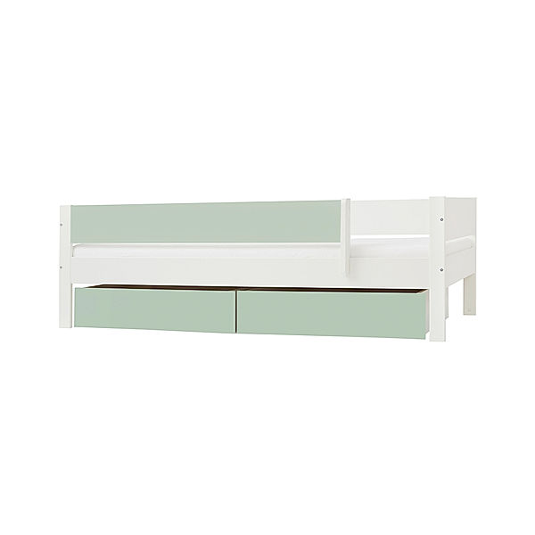 Manis-h Kinderbett HUXIE AMON II 90 x 200 cm (Farbe: White/ Light Green)