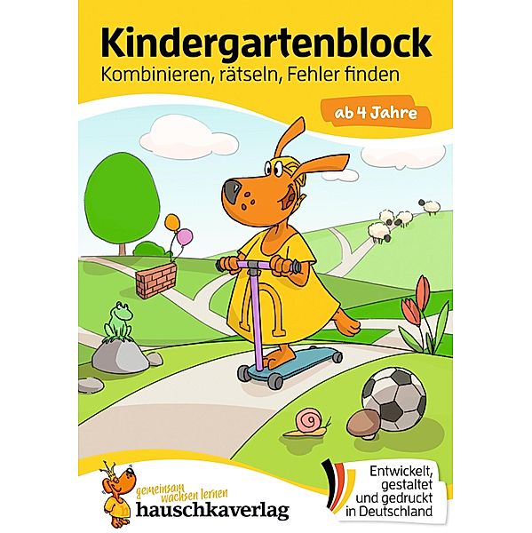 Kindergartenblock ab 4 Jahre - Kombinieren, rätseln, Fehler finden / Übungshefte und -blöcke für Kindergarten und Vorschule Bd.609, Ulrike Maier