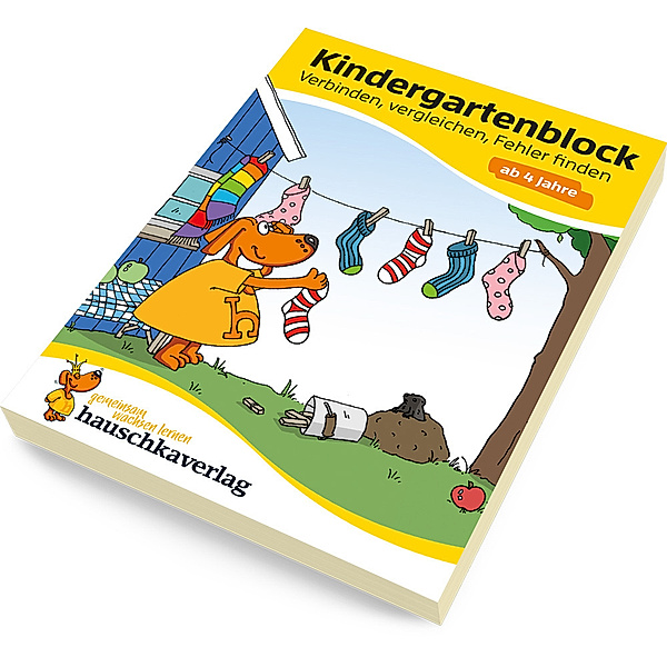 Kindergartenblock ab 4 Jahre - Verbinden, vergleichen, Fehler finden, Linda Bayerl