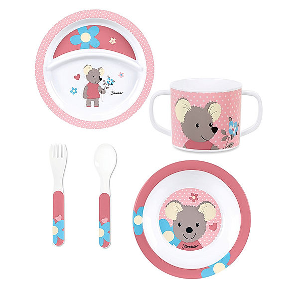 Sterntaler Kindergeschirr-Set MAUS MABEL 5-teilig in rosa