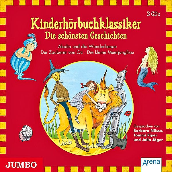 Kinderhörbuchklassiker - Die schönsten Geschichten, 3 CDs, Barbara Nüsse, Tommi Piper, Julia Jäger