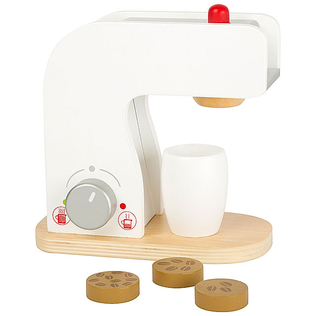 Kinderküchen-Zubehör KAFFEEMASCHINE 5-teilig aus Holz | Weltbild.at