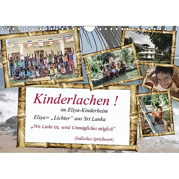 Kinderlachen! im Eliya-Kinderheim (Wandkalender 2018 DIN A4 quer), Gaby Stein