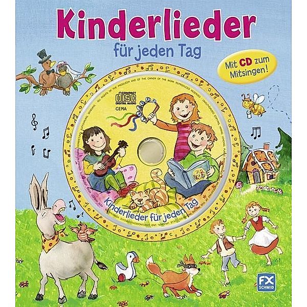 Kinderlieder für jeden Tag, m. Audio-CD