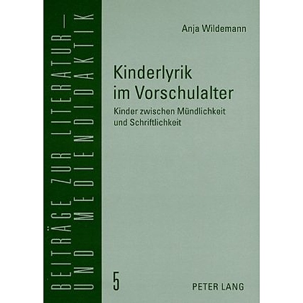 Kinderlyrik im Vorschulalter, Anja Wildemann