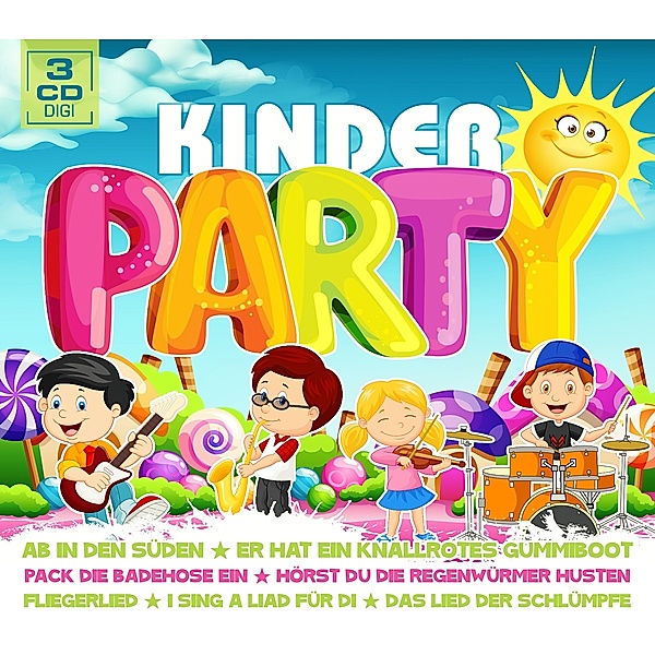 Kinderparty (3 CDs), Diverse Interpreten