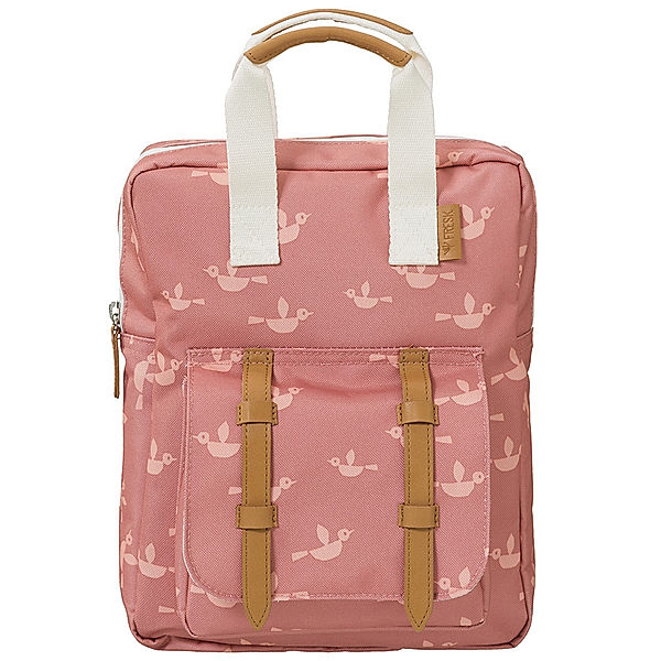 FRESK Kinderrucksack BIRDS (28x21x8) in altrosa